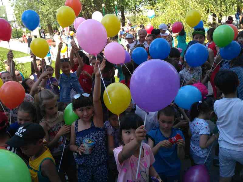 Ежегодный парад шаров  стартовал в Ахтубинском районе
