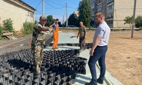 Результатом нацпроекта «Инициативное бюджетирование» стало строительство современной парковки в Ахтубинске